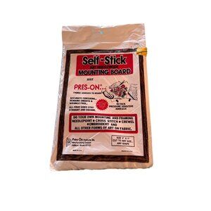 Self-Stick Art Needlework Mounting Board 5” x 7” Cross Stitch Embroidery Photo